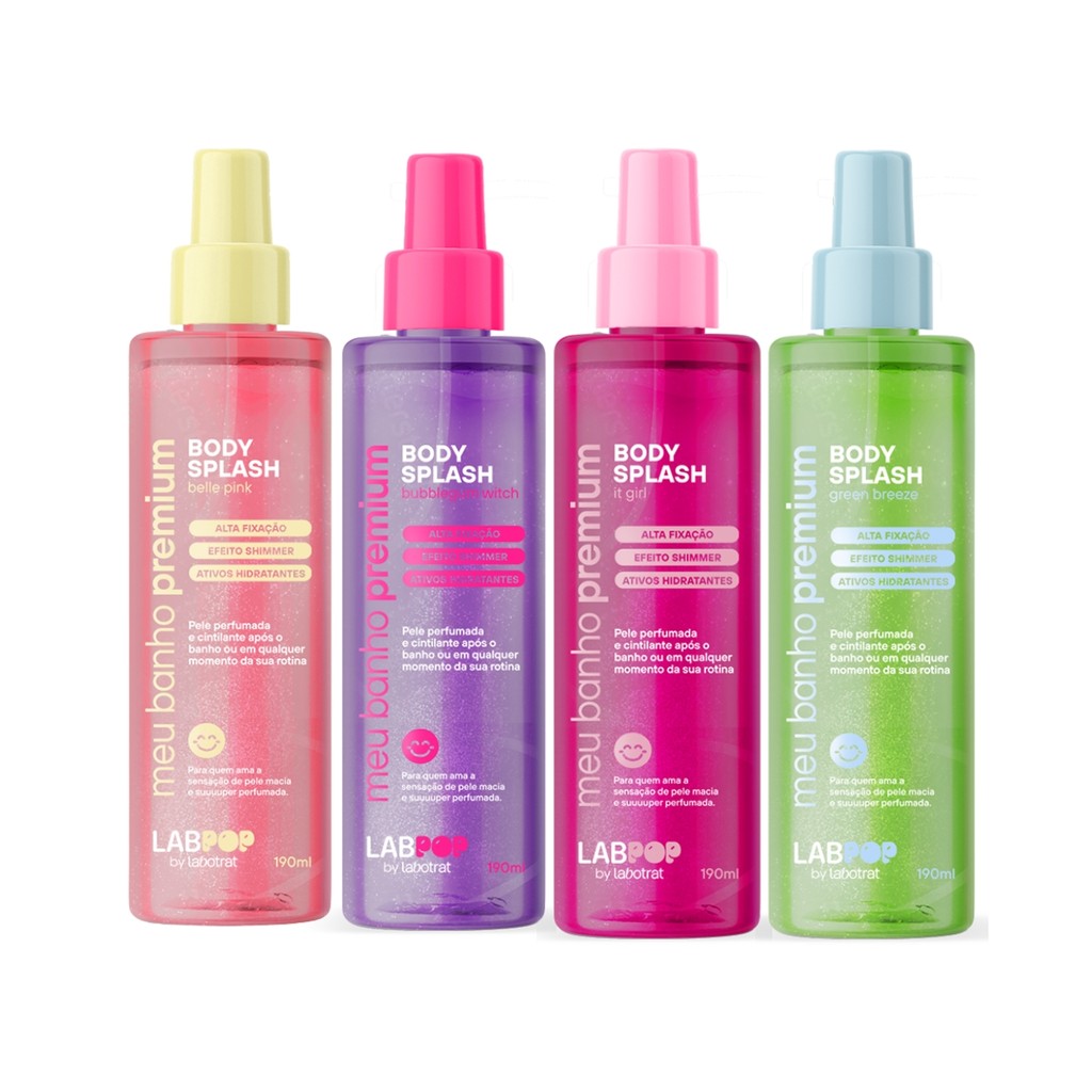 Perfume Body Splash Meu Banho Premium Labpop Labotrat 190ml - Beauty