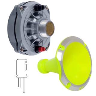 KIT C/ 1 DRIVER D250-X 100W RMS + CORNETA JBL HL 11-25 TRIO E CAPACITOR em Oferta na Shopee