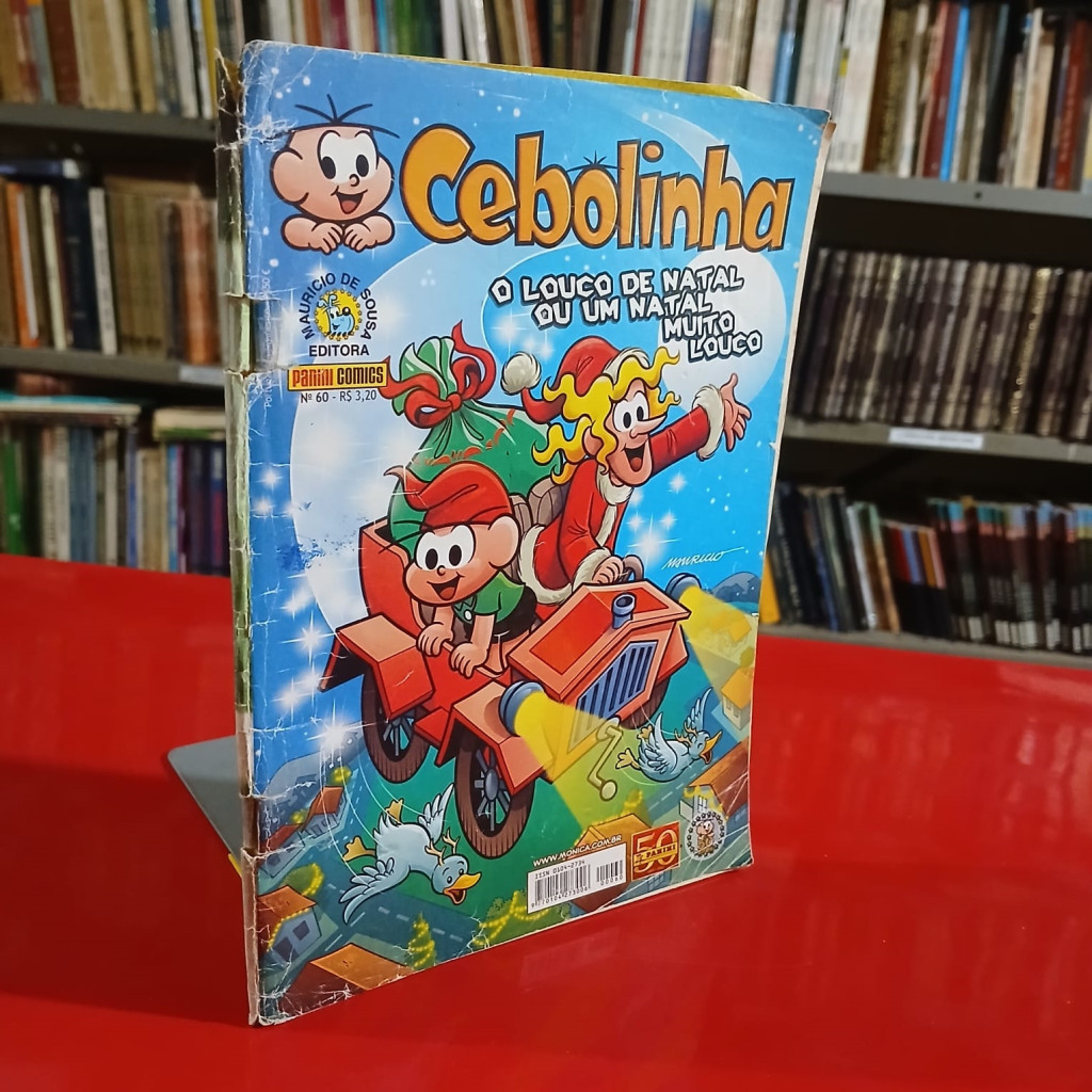 cebolinha nº 60 - o louco de natal ou um natal muito louco autor mauricio de souza