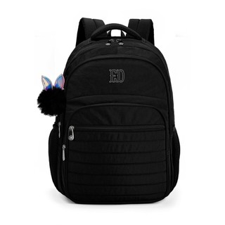 Mochila Feminina Escolar Universitária De Viagem Moda Casual Unissex Impermeavel Acompanha Um Chaveiro2031