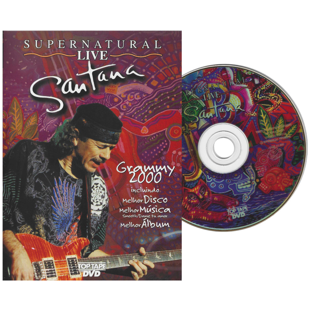 DVD Santana Super Natural Live Grammy 2000