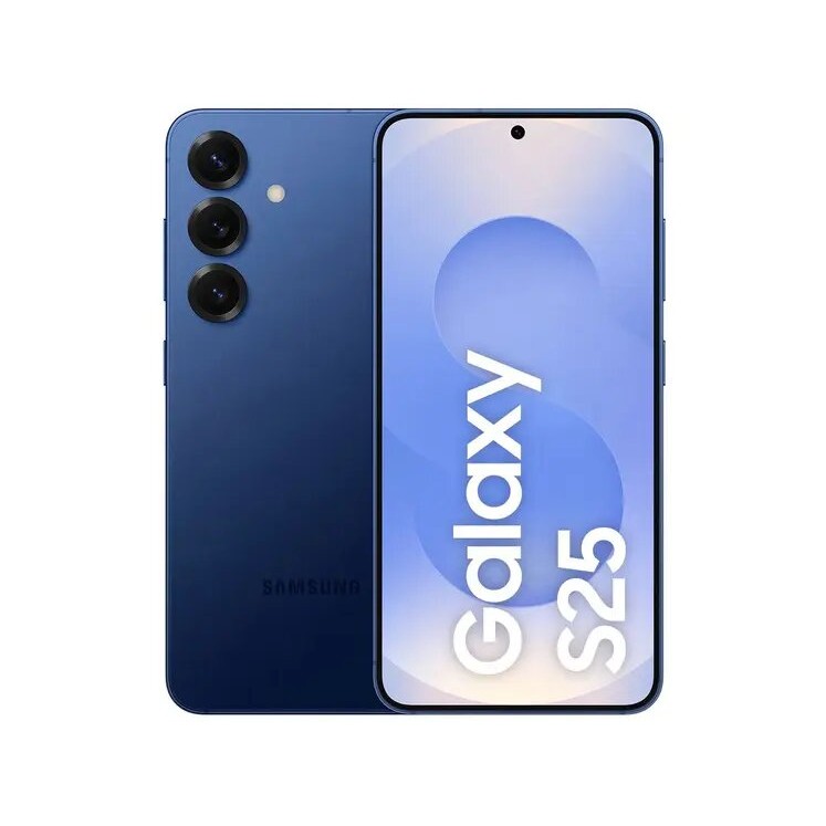 Smartphone Samsung Galaxy S25 256GB 5G - Azul Marinho, Galaxy AI, Câmera Tripla 50MP + Selfie 12MP, RAM 12GB, Tela 6.2"