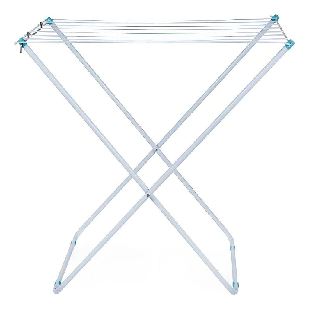 Varal De Roupas De Chão Slim Sem Abas Opção em Aço ou Alumínio Resistênte Compacto Qualidade Mor - Home & Living