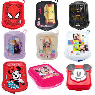 Sanduicheira Infantil de Plástico com Tampa Fixa Personagens Disney e Marvel Plasútil em Oferta na Shopee