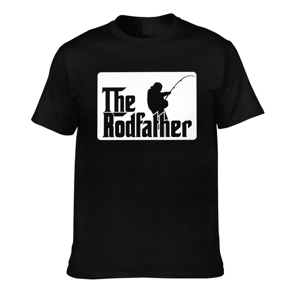 Camisetas Casuais Masculinas The Rodfather Graphic Hunting Bass Deer Abu Garcia Remington Kayak