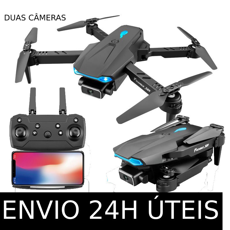 Drone Profissional S89: Câmeras HD, Estabilidade Superior e Voo 360º