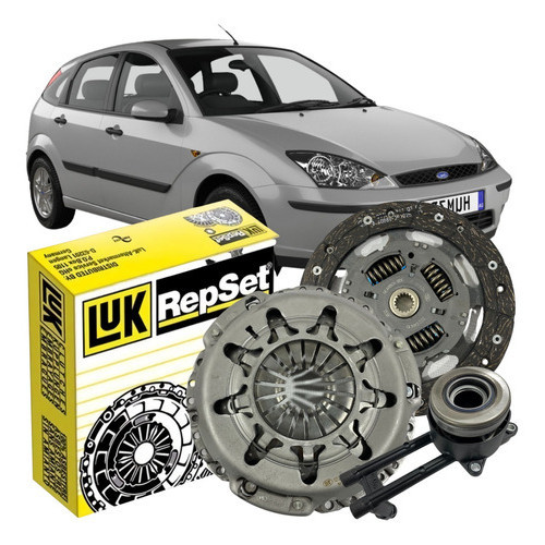 Kit Embreagem C/ Atuador Ford Focus 1.8 16v 2000 Á 2004
