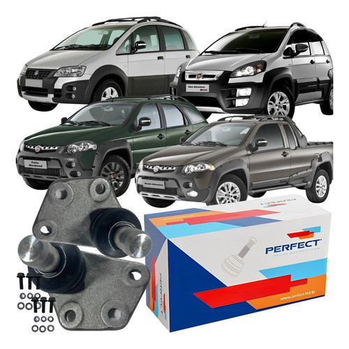 Par Pivô Suspensão Dianteiro Palio Idea Strada Adventure em Oferta na Shopee