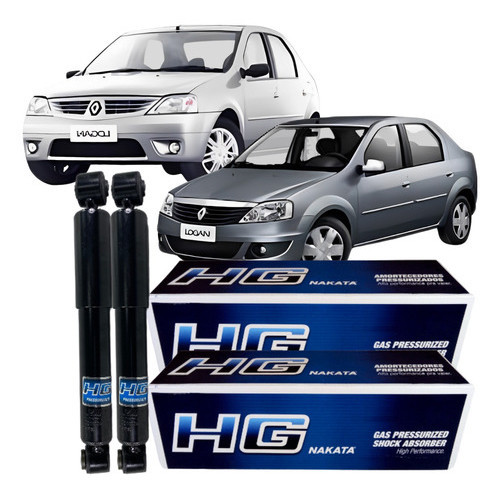 Par Amortecedor Dianteiro Sandero Logan 1.0 1.6 Nakata - Spare Parts and Accessories for Vehicles