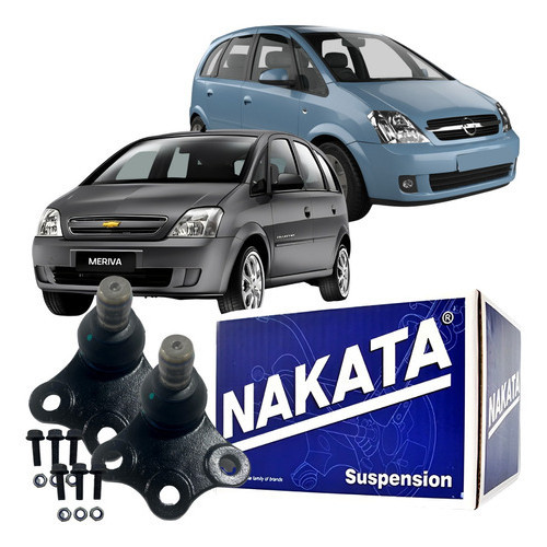 02 Pivô Bandeja Dianteiro Nakata Gm Meriva 2003 2012 em Oferta na Shopee