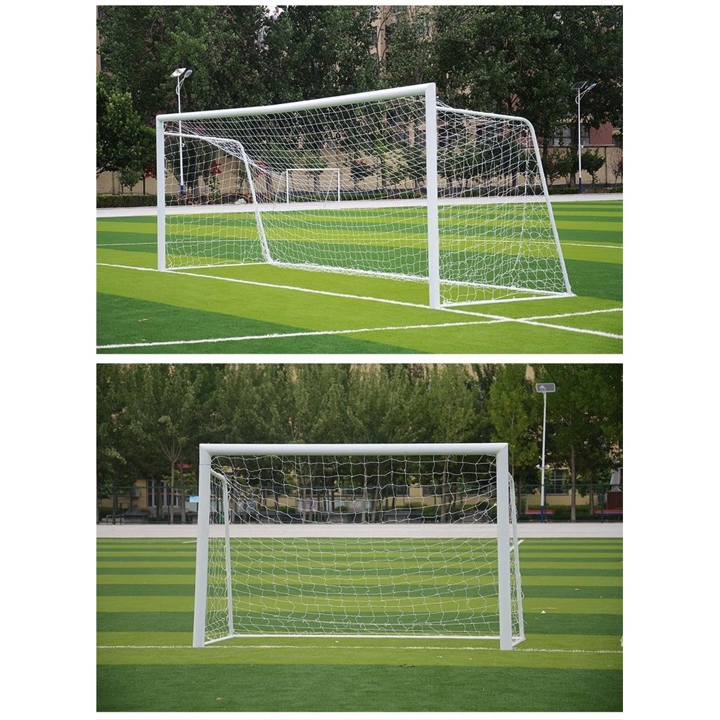 Par de Rede para Trave de Gol Futsal Fio 4mm Nylon Futebol de Salão