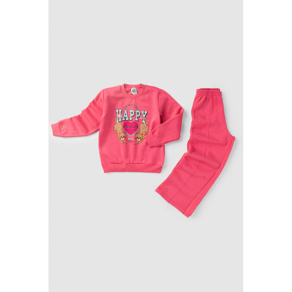 Conjunto Infantil Feminino Love College em Oferta na Shopee