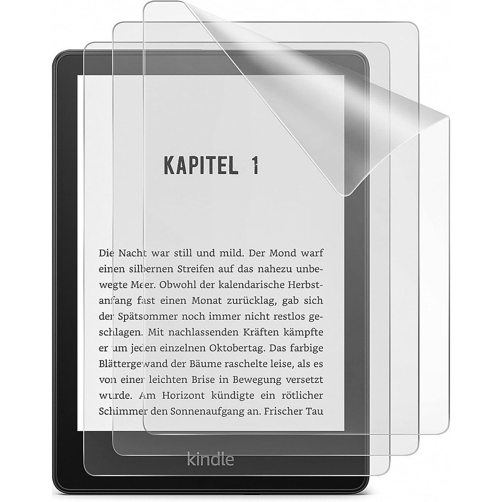 [3 Pacote] Protetor De Tela Compatível Com Kindle Paperwhite 6,8-Inch (11a Geração , 2021) E Signature Edition , Filme PET Resistente A Arranhões