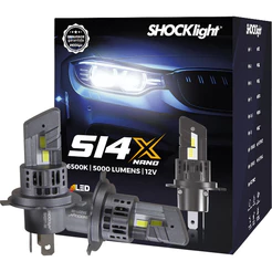 PAR LÂMPADAS SUPER LED S14X SHOCKLIGHT 5000LM 6500K TODOS OS ENCAIXES