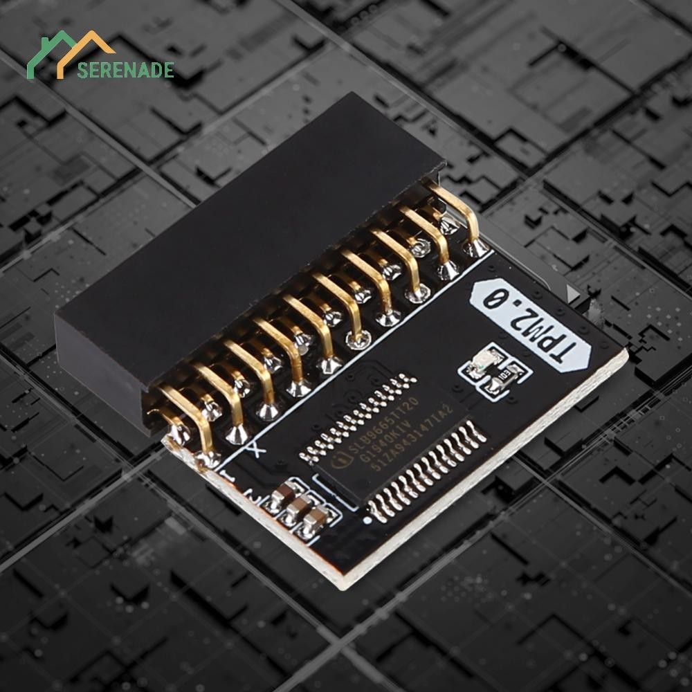 TPM 2.0 Placa Do Módulo De Segurança Encriptada LPC 20 Pinos Cartão Remoto Suporta Versão 2.0 Para-Mãe ASUS Gigabyte Windows 11 [serenade.br]