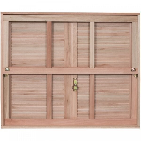 Janela de Madeira Veneziana 120x100cm com Caixilho e Guilhotina Ewk G990 Rondosul 120cm x 100cm em Oferta na Shopee