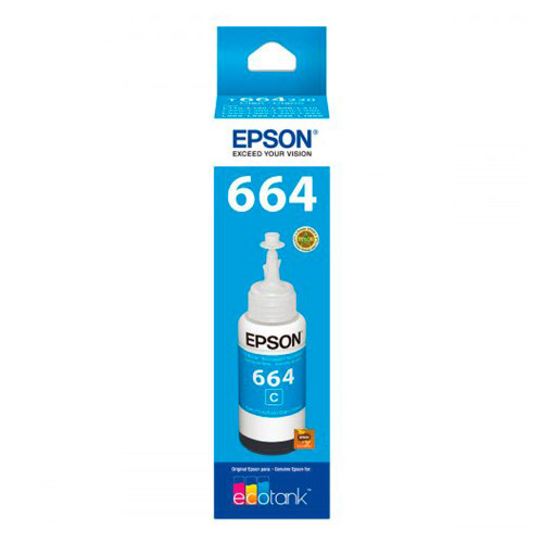 Refil de Tinta Epson 664 Ciano T664220 em Oferta na Shopee