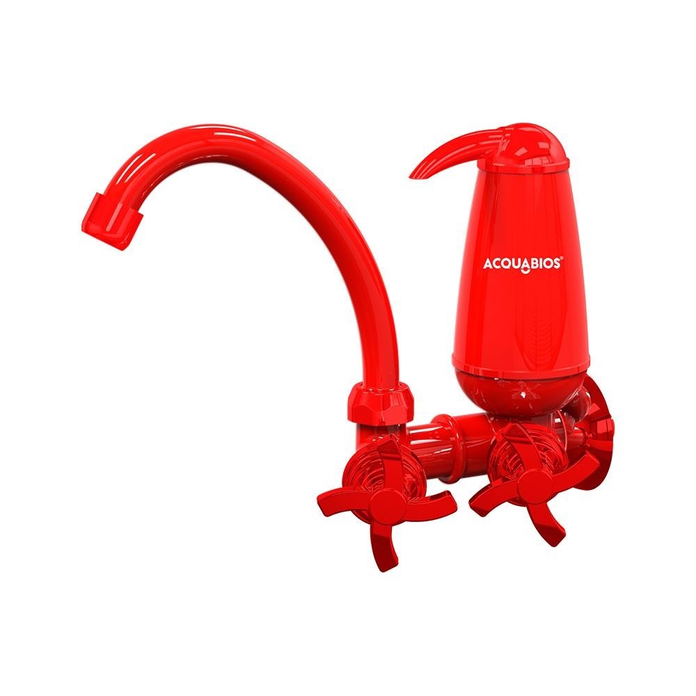 FILTRO COM TORNEIRA COLORS - VERMELHA VOLANTE QUADRISETA em Oferta na Shopee