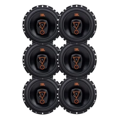 Kit 6 Alto Falantes Triaxiais JBL 6TRMS80 80 Watts Rms