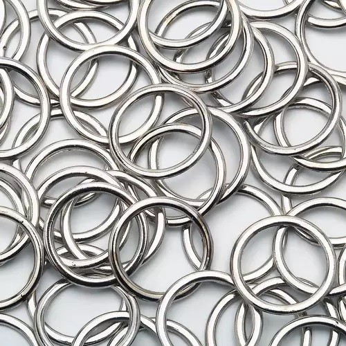 Argola Metal 13mm C/100 - Dourado / Niquelado - Moda Íntima / Praia em Oferta na Shopee