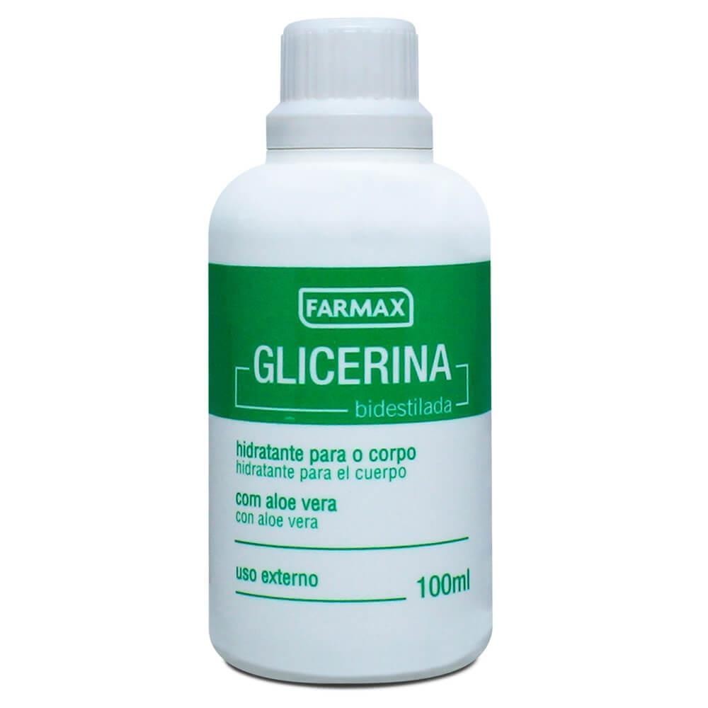 GLICERINA BIDESTILADA HIDRATANTE CORPORAL ALOE VERA COM 100ML