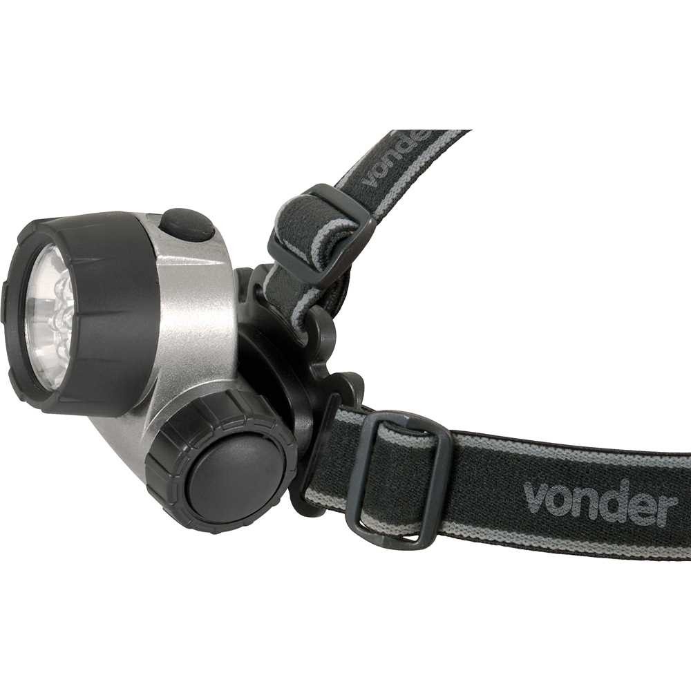 Lanterna De Led Para Cabeça Lc 007 3 Pilhas AAA - Vonder