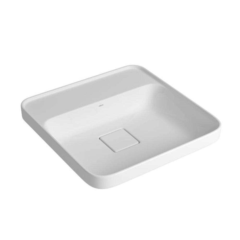 Cuba de Sobrepor Quadrada Com Mesa Slim 40x40cm Branco Deca em Oferta na Shopee