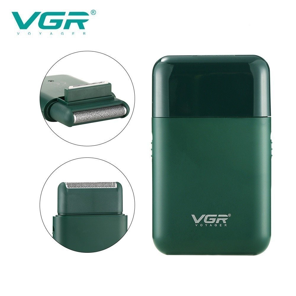 VGR V-390 Máquinas De Corte De Cabelo Barbeador Portátil Barbeador Elétrico Mini Barba Portátil USB Charge BTH1