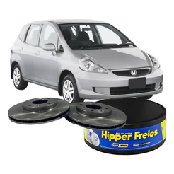 Disco De Freio Novo Dianteiro Ventilado Fit 1.4 1.5 2004 À 2008
