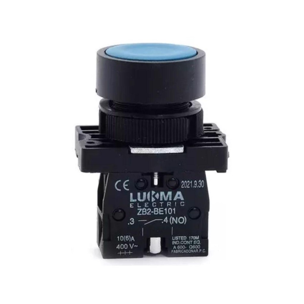 Botão Lukma Lk2 – Ea61 Azul Pulsante 1Na