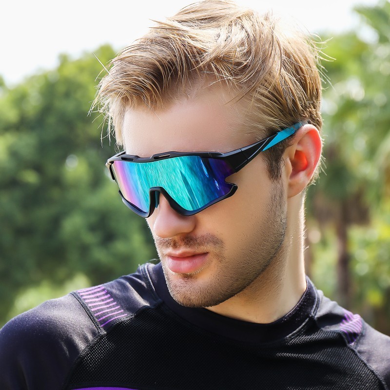 Óculos de sol coloridos para proteção dos olhos da bicicleta Homens Óculos de sol para ciclismo Mulheres Óculos de sol para esportes ao ar livre