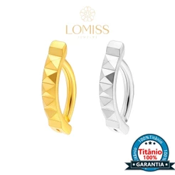 【Lomiss】Piercing de Umbigo Titânio pvd Dourado Argola Para Detalhes Spike Pequeno Grande