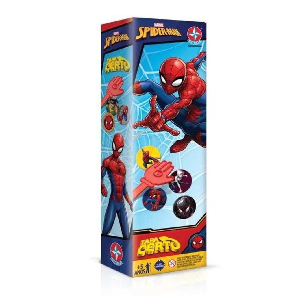Jogo Tapa Certo Spiderman Spider Man Homem Aranha Estrela