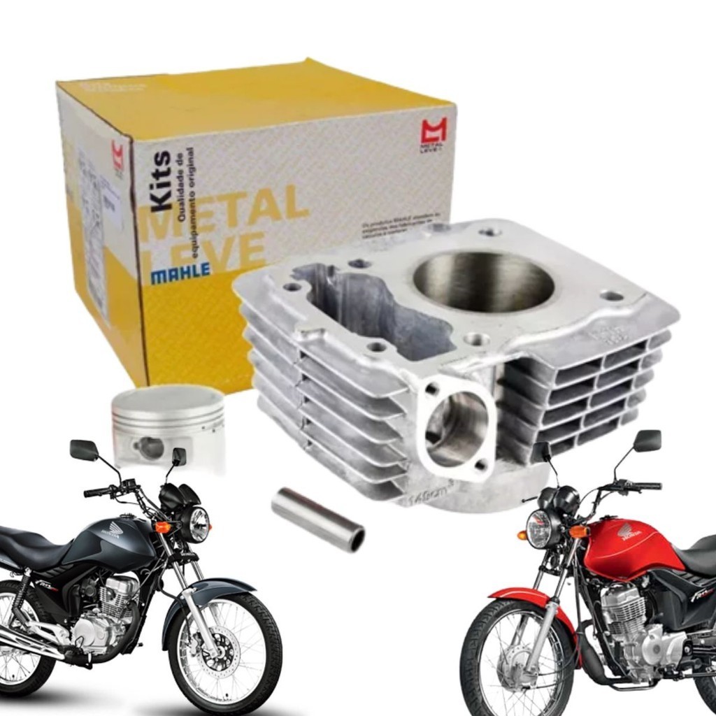 Kit Cilindro Motor Cg Titan Fan 125 2002 Original Metal Leve