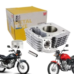 Kit Cilindro Motor Cg Titan Fan 125 2002 Original Metal Leve