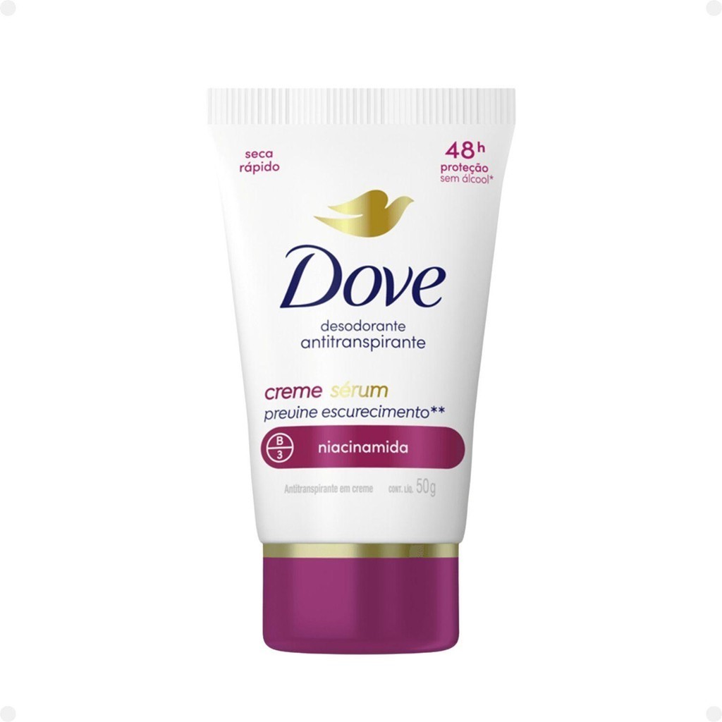 Desodorante Creme Sérum Dove Antitranspirante Previne Escurecimento em Oferta na Shopee