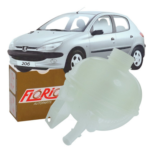 Reservatorio Agua Radiador Florio 206 1.0 2001 2002 2003 2004 2005 em Oferta na Shopee