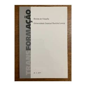 Transformação Revista de Filosofia Vol. 34 Nº 3 autor Ubirajara R. de Azevedo Marques (ed Responsável)