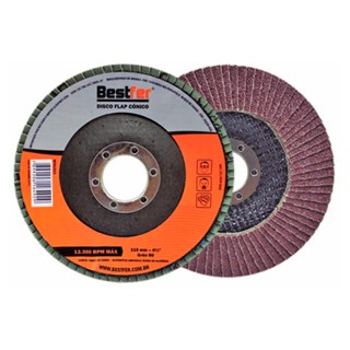 Disco Flap 4.1/2 Grao 60 Bestfer em Oferta na Shopee