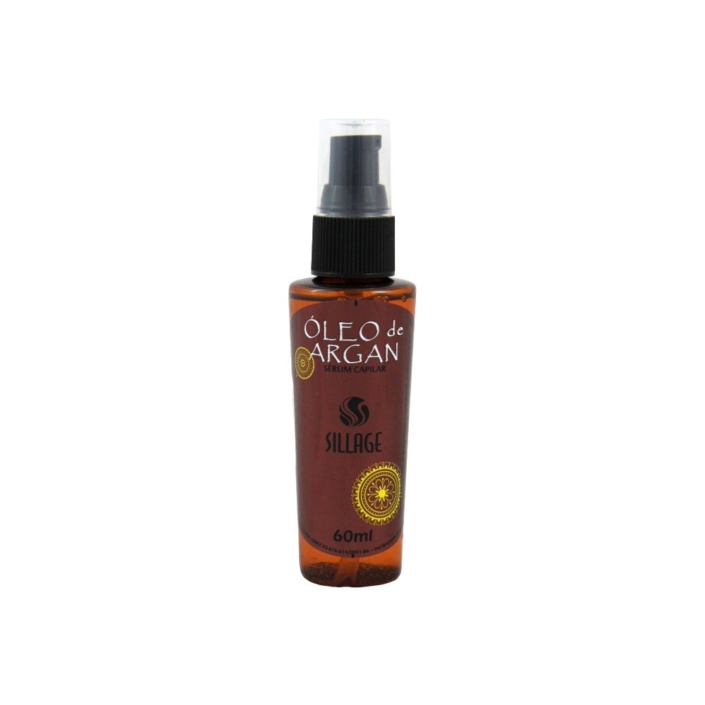 Óleo Capilar Sillage Argan 60ml em Oferta na Shopee