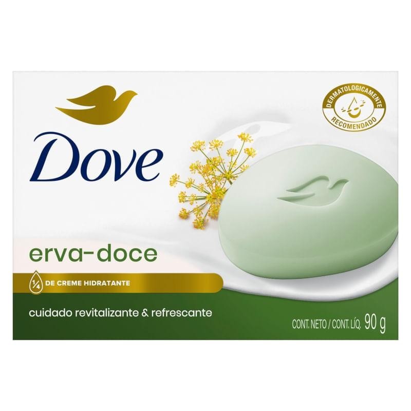 Sabonete em Barra Dove Erva-Doce 90g em Oferta na Shopee