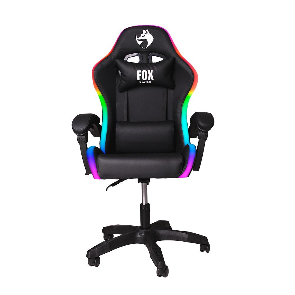 Cadeira Gamer Fox Racer Nordic RGB Preta B98 - Home & Living