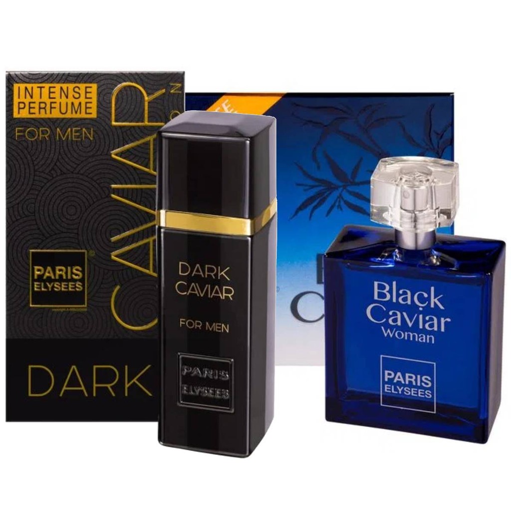 Kit Dark Caviar e Black Caviar Woman - Paris Elysees