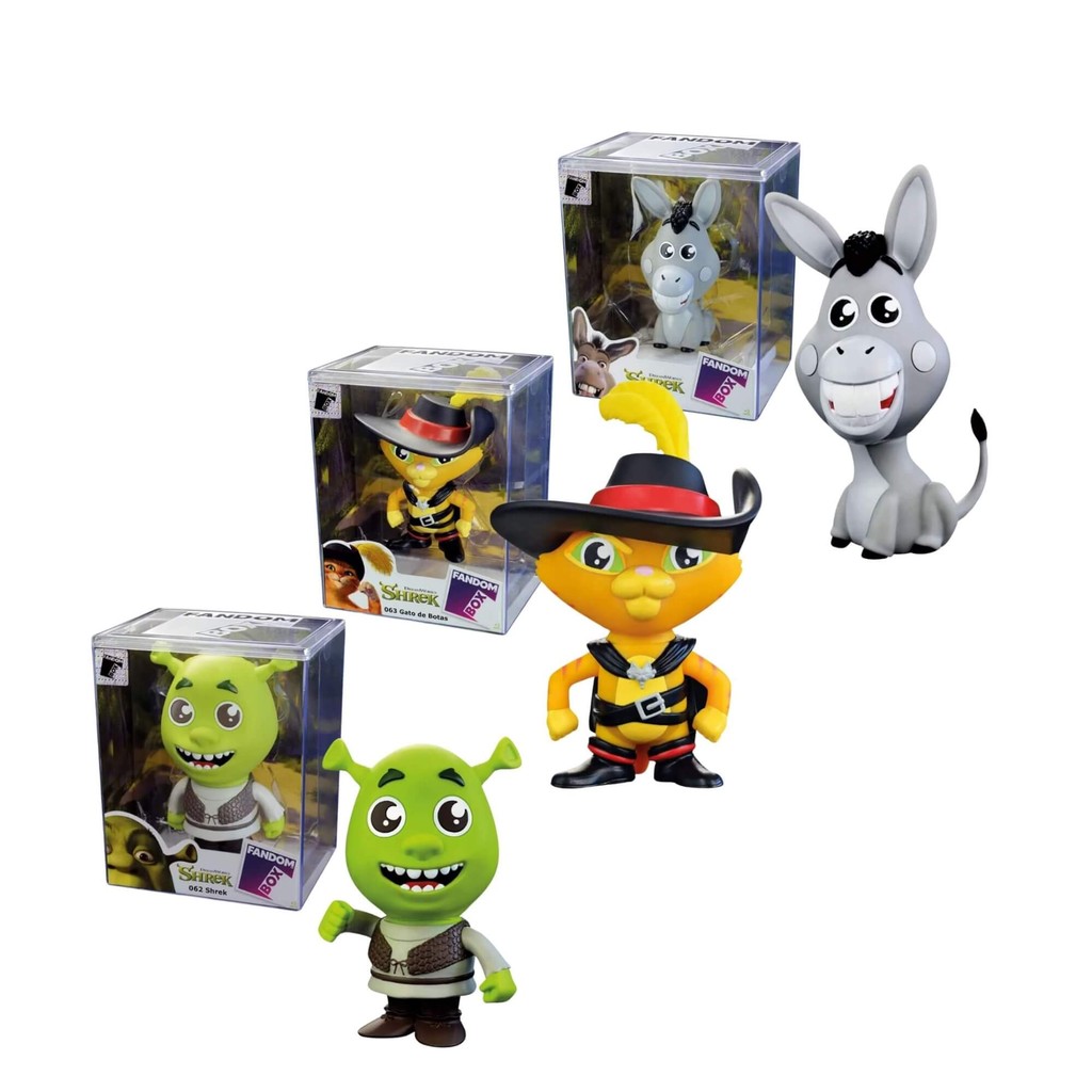 Fandom Box Shrek Miniatura Boneco Colecionável 16cm Material Vinil Atóxico Lider - 3479 em Oferta na Shopee