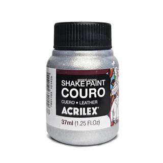 tinta para couro prata shake paint sapatos e jaquetas em Oferta na Shopee