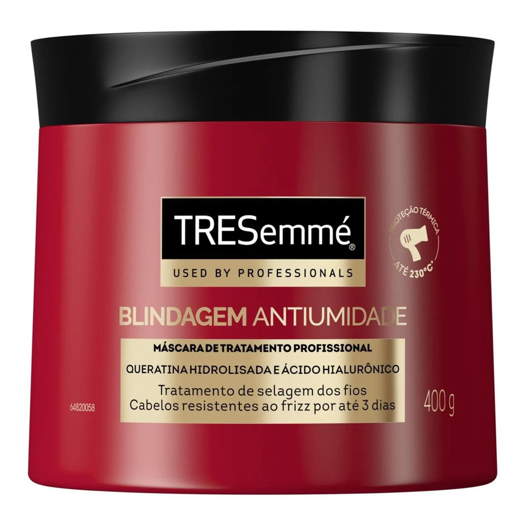 MÁSCARA TRESEMMÉ BLINDAGEM ANTIUMIDADE PROTEÇÃO TÉRMICA 400G - Beauty