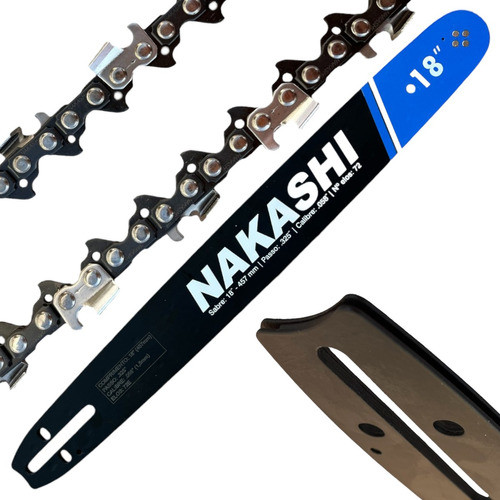 Sabre Nakashi 18'' 36d Motosserra Ncs 500 + Corrente Premium Husqvarna 136 235 353 359 450