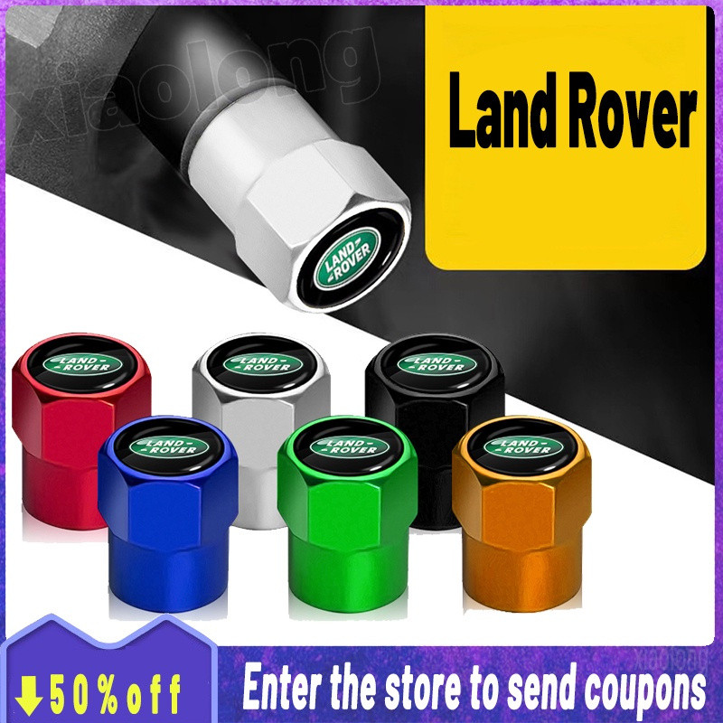 Para Land Rover Com Logotipo Do Carro 4 Pçs/set Tampa Da Válvula Pneu Roda/Tampas De Ar Acessórios