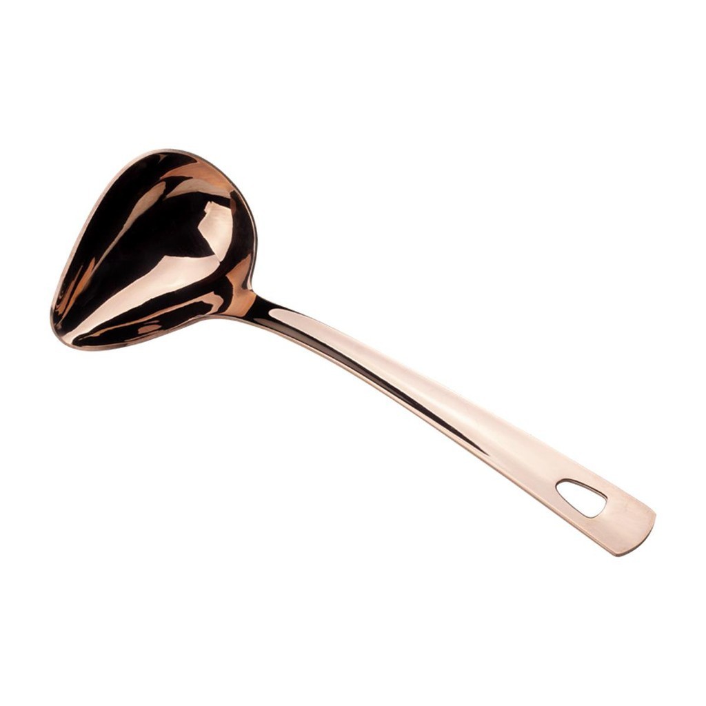 Concha para servir molhos chocolate Aço Inox 22cm Rose gold em Oferta na Shopee