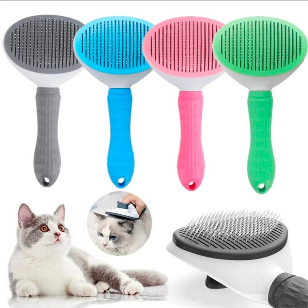 Escova Removedora Tira Pelos Dos Pets Cães E Gatos em Oferta na Shopee